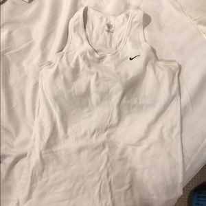Nike xl white tank top